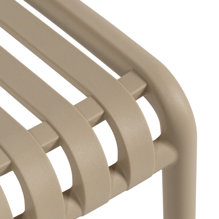Silla Apilable Beige Polipropileno 50 X 58 X 80 cm (Set de 2)