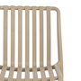 Silla Apilable Beige Polipropileno 50 X 58 X 80 cm (Set de 2)