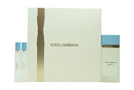 Dolce & Gabbana Light Blue Gift Set 100ml EDT + 10ml EDT + 10ml EDT