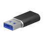 AISENS Mini Adaptador USB 3.2 Gen2 / USB 2.0 Negro
