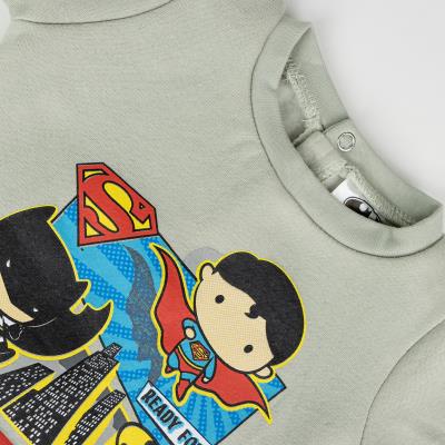 Chandal Cotton Brushed 3 Piezas Justice League Gris 18-24 Meses