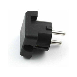 Bachmann 911.170 Enchufe de Contacto de Protección Negro Plano 2P+E 1 Unidad