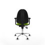 PIQUERAS Y CRESPO Silla de oficina Aýna color Pistacho con Brazos 2D