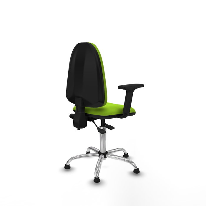 PIQUERAS Y CRESPO Silla de oficina Aýna color Pistacho con Brazos 2D