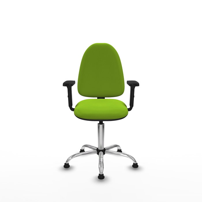 PIQUERAS Y CRESPO Silla de oficina Aýna color Pistacho con Brazos 2D