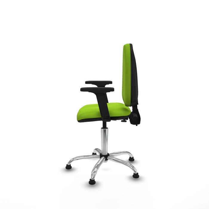 PIQUERAS Y CRESPO Silla de oficina Aýna color Pistacho con Brazos 2D