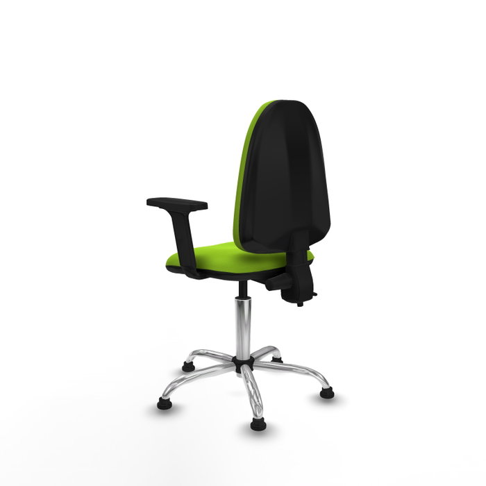 PIQUERAS Y CRESPO Silla de oficina Aýna color Pistacho con Brazos 2D