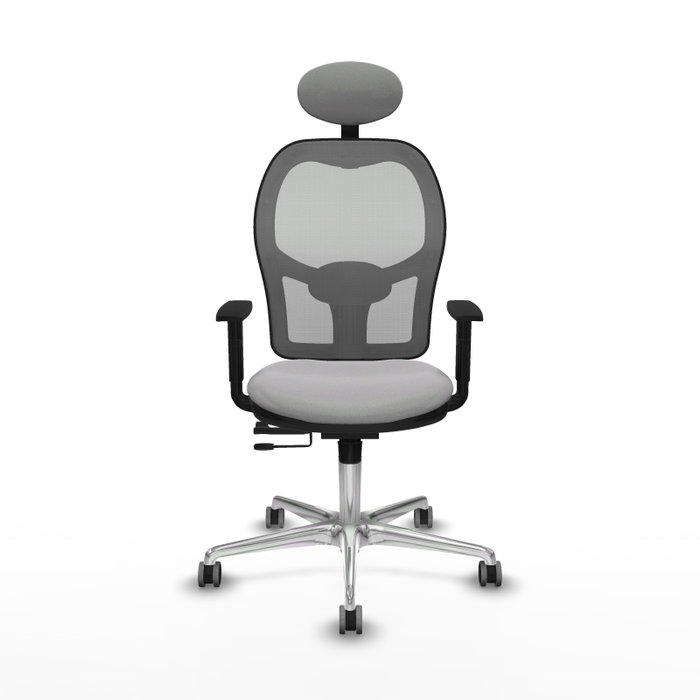 PIQUERAS Y CRESPO Silla de oficina Jorquera con mecanismo Sincro/Traslack Gris