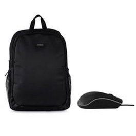 Nilox Mochila Basic 15.6 Pulgadas Negra con Ratón USB NXBKM010