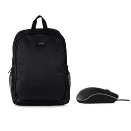 Nilox NXBKM010 Pack Mochila Portátil 15.6" y Ratón USB Negro
