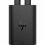 HP Cargador de Portátil GaN 65 W con Doble Puerto USB-C Negro