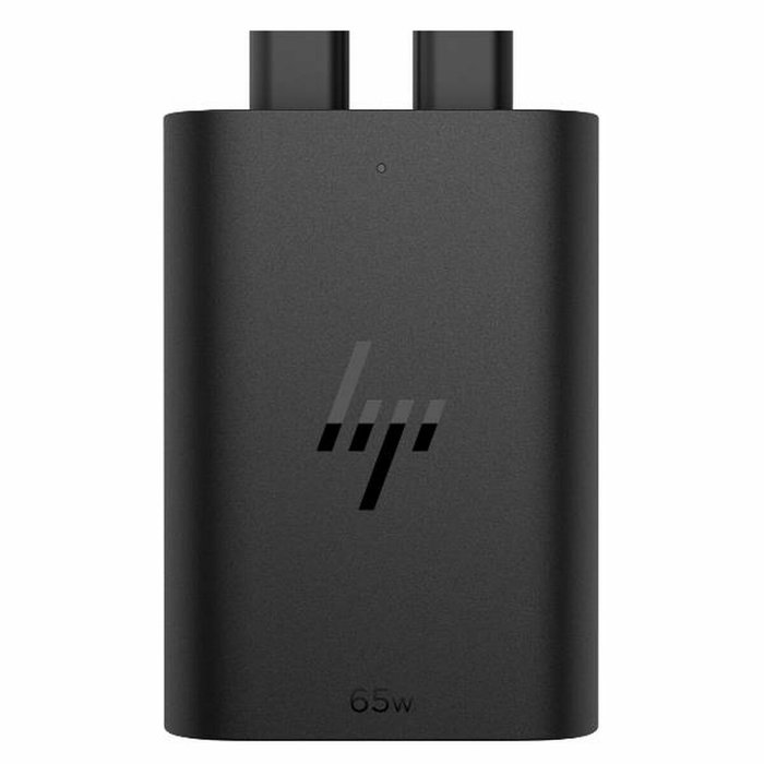 HP Cargador de Portátil GaN 65 W con Doble Puerto USB-C Negro