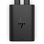 HP Cargador de Portátil GaN 65 W con Doble Puerto USB-C Negro