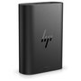 HP Adaptador de Corriente 65W GaN USB-C para Portátil, Cargador Rápido, Cable 10m, Negro, 65 W, 90 V