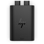 HP Adaptador de Corriente 65W GaN USB-C para Portátil, Cargador Rápido, Cable 10m, Negro, 65 W, 90 V