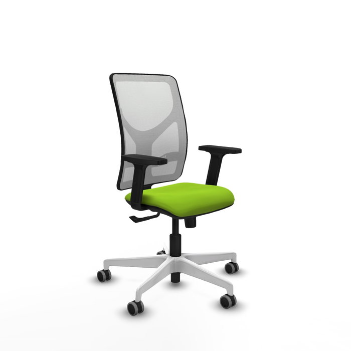 PIQUERAS Y CRESPO Silla de oficina Motilla con mecanismo Sincro, Pistacho y Blanco PIQUERAS Y CRESPO Silla de oficina Motilla con mecanismo Sincro, Pistacho y Blanco