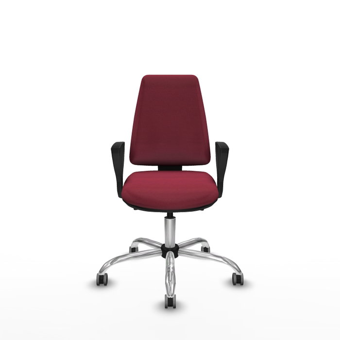 PIQUERAS Y CRESPO Silla de oficina Elche Granate con mecanismo Asincro PIQUERAS Y CRESPO Silla de oficina Elche Granate con mecanismo Asincro