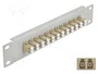 DeLOCK Patchpanel de Fibra Óptica 12 Puertos LC Duplex 10″ 1U