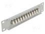DeLOCK Patchpanel de Fibra Óptica 12 Puertos LC Duplex 10″ 1U