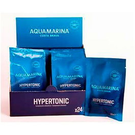 AQUAMARINA COSTA BRAVA Agua de Mar Hipertónica Microfiltrada 24 Sticks x 30 ml