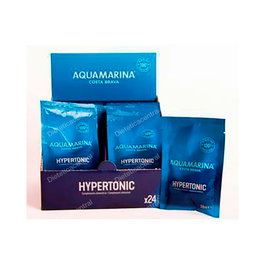 AQUAMARINA COSTA BRAVA Agua de Mar Hipertónica 24 Sticks x 30 ml - 100% Agua de Mar Microfiltrada para Cocinar, Descongelar y Ensaladas
