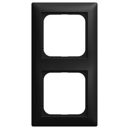 Busch Jaeger 1722-915 Marco de Cubierta 2 veces Negro Mate - Busch-balance SI 2CKA001725A1569