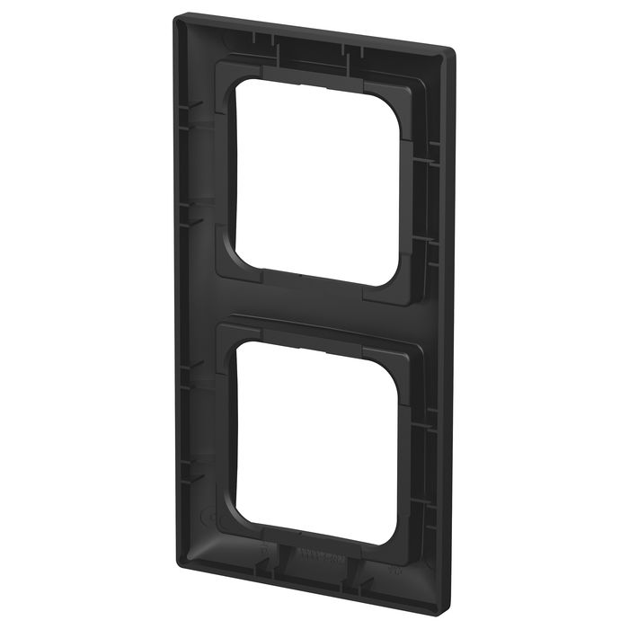 Busch Jaeger 1722-915 Marco de Cubierta 2 veces Negro Mate - Busch-balance SI 2CKA001725A1569