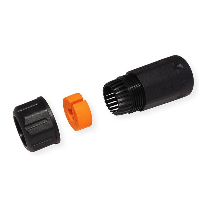 Value Acoplador Modular RJ45 Cat.6A Class EA STP Outdoor/Industria Negro