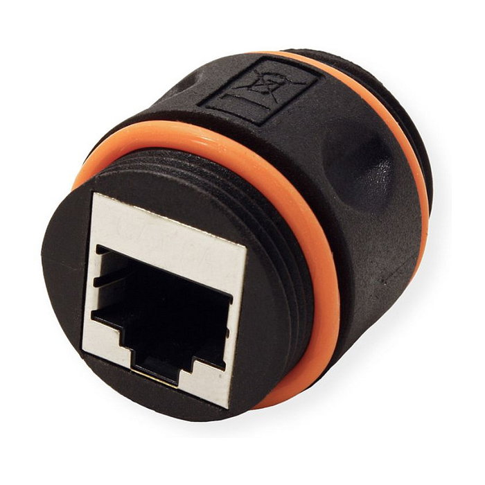 Value Acoplador Modular RJ45 Cat.6A Class EA STP Outdoor/Industria Negro