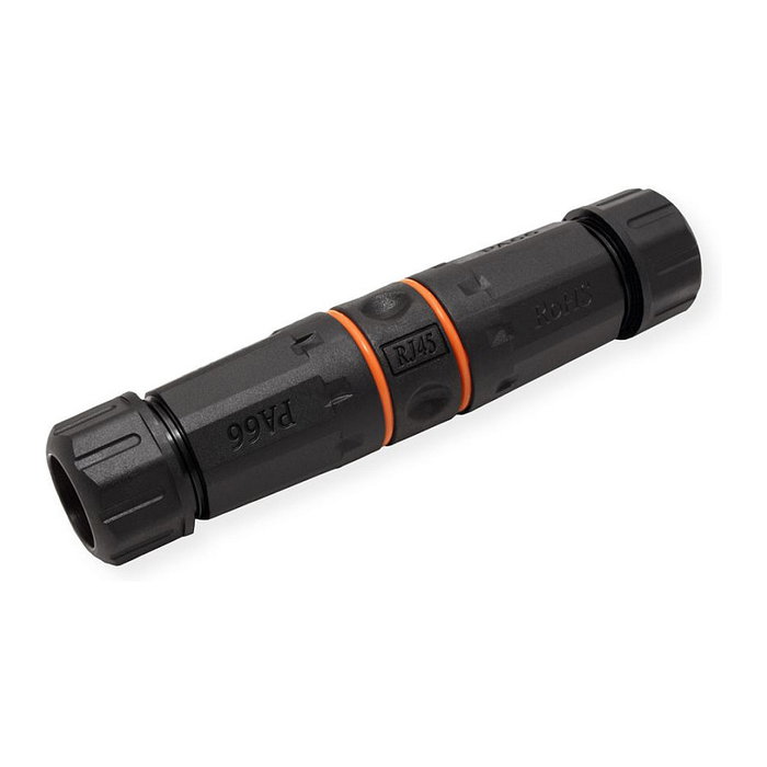 Value Acoplador Modular RJ45 Cat.6A Class EA STP Outdoor/Industria Negro