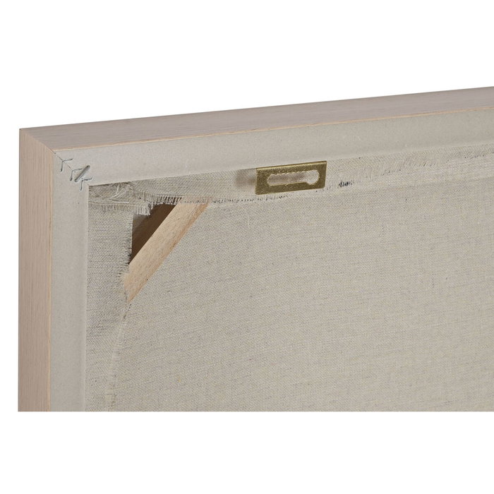 DKD Home Decor Cuadro Lienzo de Círculos Set de 2 unidades 82x82x4,5 cm