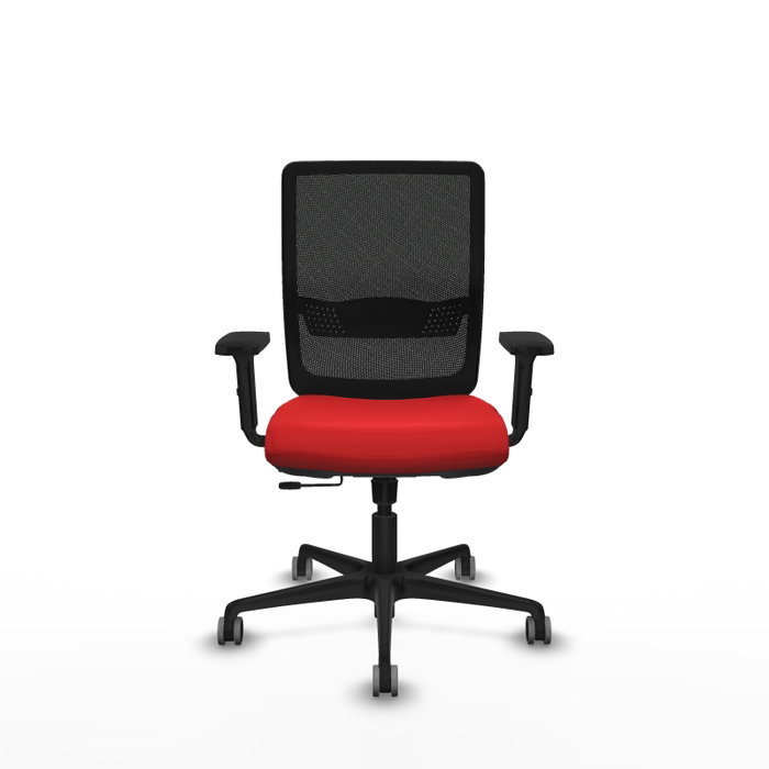 PIQUERAS Y CRESPO Silla de oficina Haches con mecanismo Sincro/Traslack Rojo/Negro PIQUERAS Y CRESPO Silla de oficina Haches con mecanismo Sincro/Traslack Rojo/Negro
