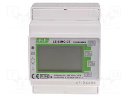 F&F Contador Digital de Energía LCD para Raíl DIN 5A