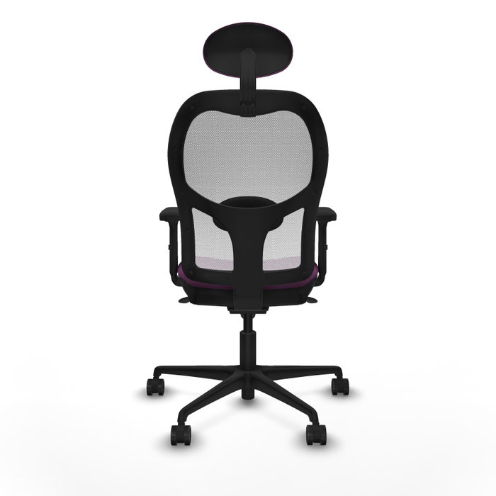 PIQUERAS Y CRESPO Silla de oficina Jorquera con mecanismo Sincro, Morado y Blanco PIQUERAS Y CRESPO Silla de oficina Jorquera con mecanismo Sincro, Morado y Blanco