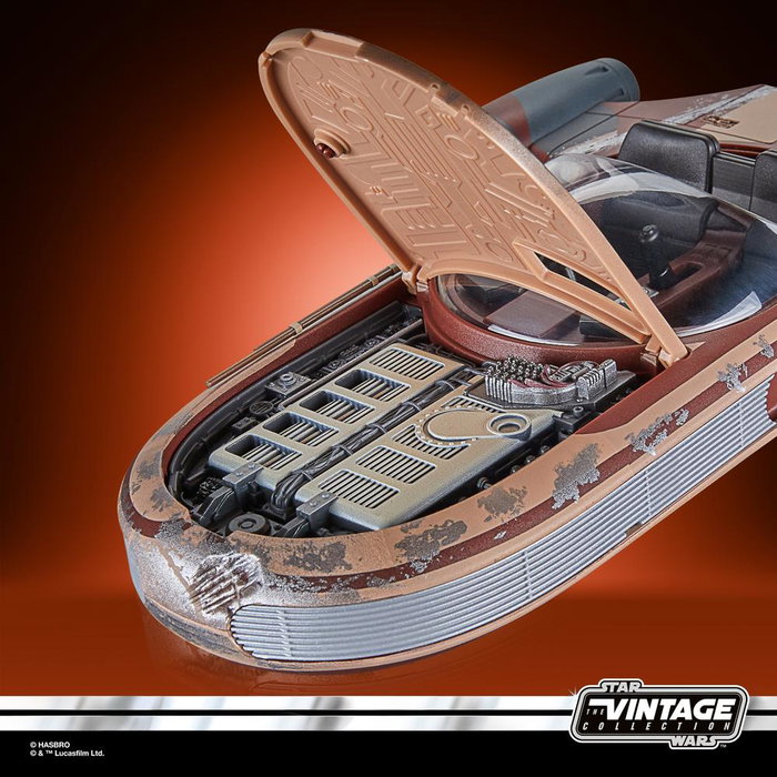 Hasbro Star Wars Vintage Collection Landspeeder de Luke Skywalker con Figura y 7 Accesorios - Colección Premium, Escala 9,5 cm, Una Nueva Esperanza Hasbro Star Wars Vintage Collection Landspeeder de Luke Skywalker con Figura y 7 Accesorios - Colección Premium, Escala 9,5 cm, Una Nueva Esperanza
