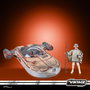 Hasbro Star Wars Vintage Collection Landspeeder de Luke Skywalker con Figura y 7 Accesorios - Colección Premium, Escala 9,5 cm, Una Nueva Esperanza