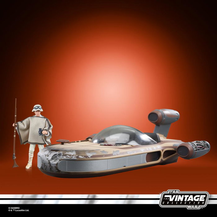 Hasbro Star Wars Vintage Collection Landspeeder de Luke Skywalker con Figura y 7 Accesorios - Colección Premium, Escala 9,5 cm, Una Nueva Esperanza Hasbro Star Wars Vintage Collection Landspeeder de Luke Skywalker con Figura y 7 Accesorios - Colección Premium, Escala 9,5 cm, Una Nueva Esperanza