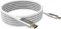 Vision TC 4MUSBC Cable USB C a USB C 4 m, USB 3.2 Gen 2 (10 Gbps), Carga 3A, Blanco, Tipo M-M
