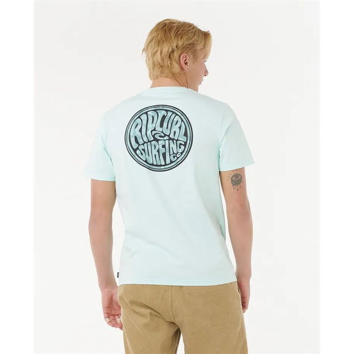 Camiseta de Manga Corta Hombre Rip Curl Drifter Tee Azul