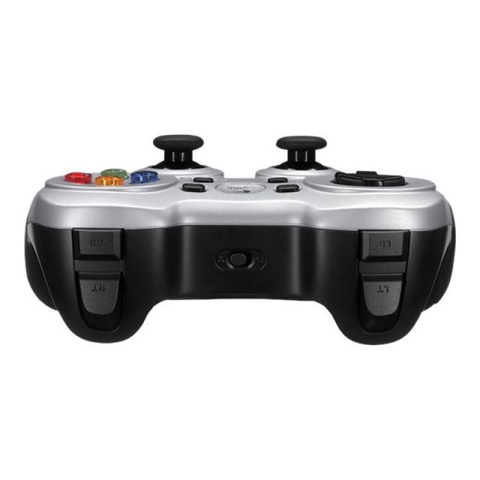 Logitech Gamepad F710 - Mando inalámbrico para PC con vibración, cruceta, joystick analógico y baterías (Referencia 940-000145)