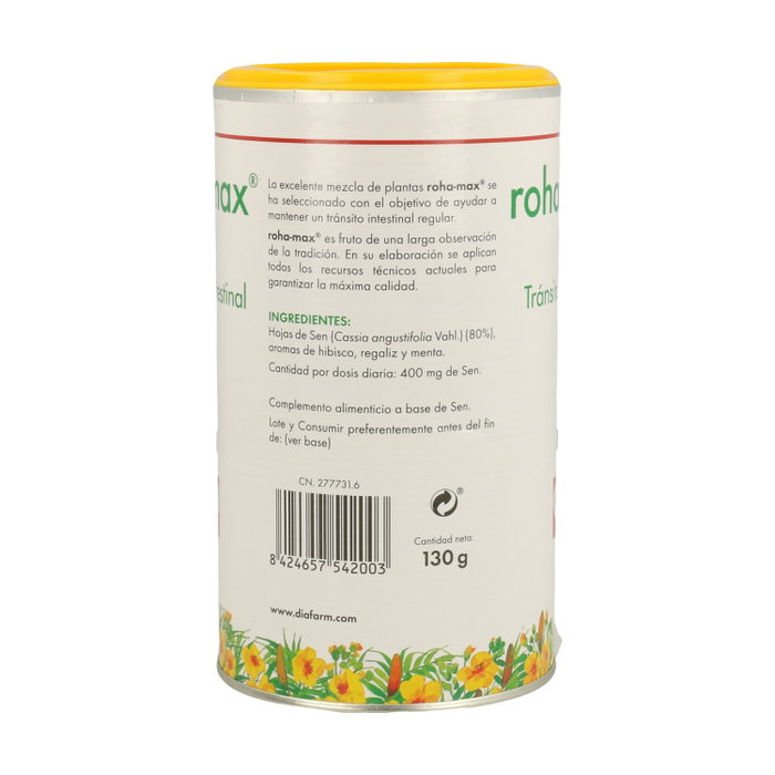 Roha-Max Tránsito intestinal 130 g Roha-Max Tránsito intestinal 130 g