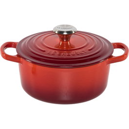 Le Creuset Cacerola Redonda Signature de Hierro Fundido 18 cm Rojo
