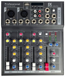Mesa de Mezclas con Efectos Ek Audio Mmf4