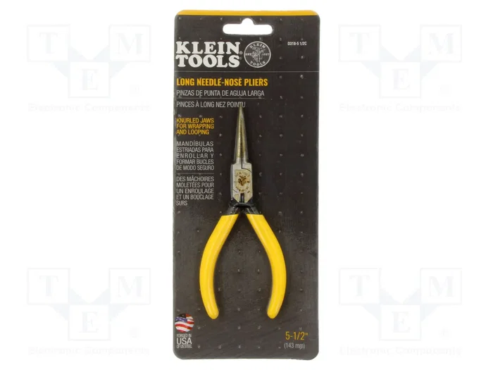 Klein Tools Alicates de punta semiredonda 144 mm Klein Tools Alicates de punta semiredonda 144 mm