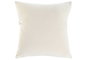 DKD Home Decor Cojín Blanco Pu Polyester 10 x 45 x 45 cm