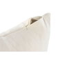 DKD Home Decor Cojín PU Blanco 45x10x45 cm