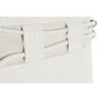 DKD Home Decor Cojín PU Blanco 45x10x45 cm