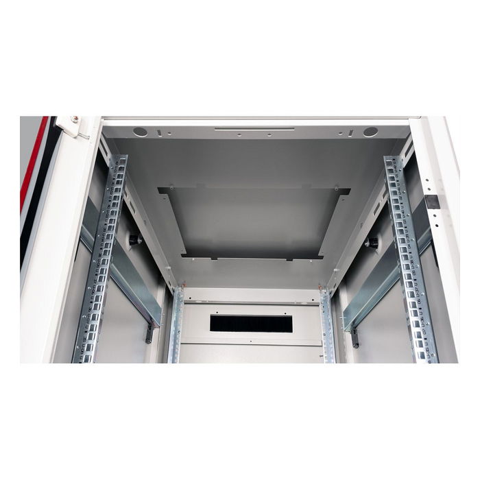 ROLINE 26.21.0061 Bastidor de Red 19 Pulgadas 42U 600x1000mm, Vidrio Gris, 600 kg Capacidad