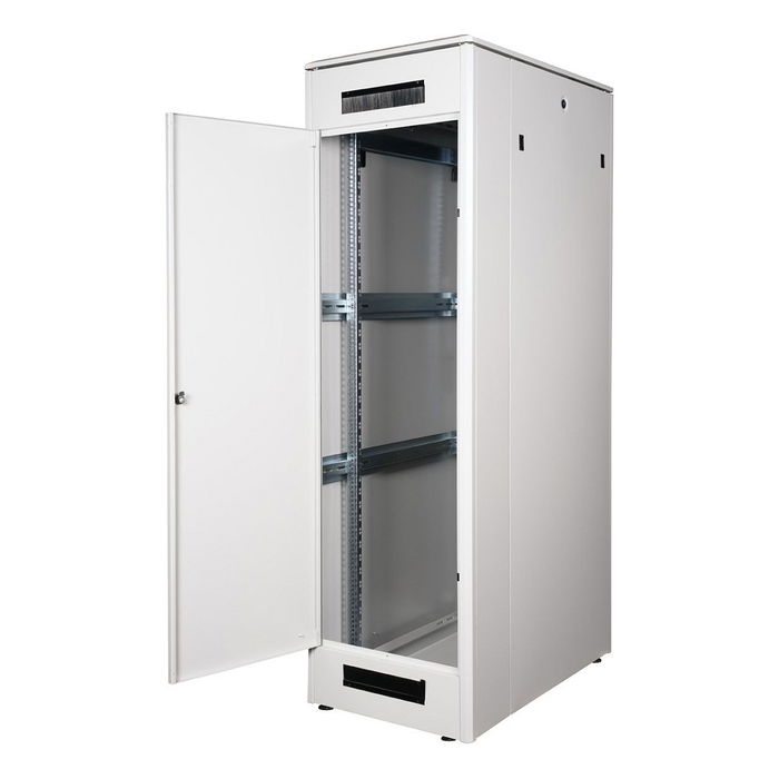 ROLINE 26.21.0061 Bastidor de Red 19 Pulgadas 42U 600x1000mm, Vidrio Gris, 600 kg Capacidad