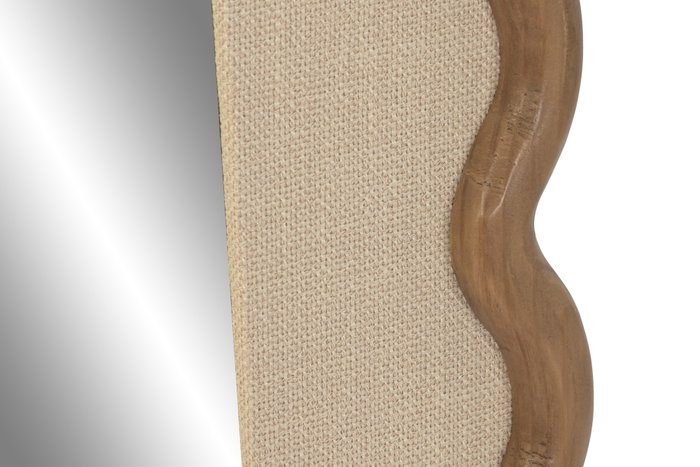 DKD Home Decor Espejo Urban Yaxi 26 Natural Beige 3 x 91.5 x 61 cm